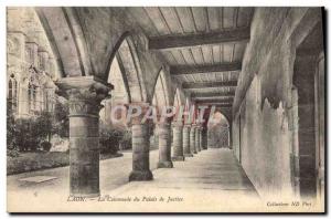 Old Postcard Laon The Colonnade Courthouse