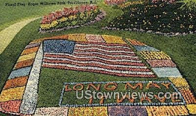 Floral Flag, Roger Williams Park - Providence, Rhode Island