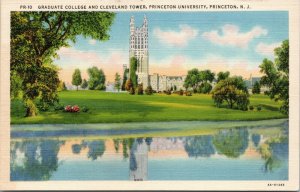 Princeton University - Graduate College and Cleveland Tower, New Jersey postcard