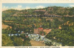 California Butte County Richardson Springs Birdseye Teich Postcard 22-720