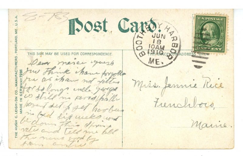 ME - Boothbay Harbor. South Side