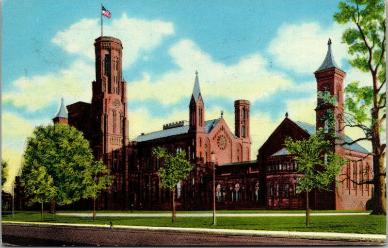 Vtg Smithsonian Institution Washington DC Chrome Postcard