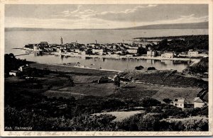 Croatia Rab Dalmacija Dalmatia  Vintage Postcard C015