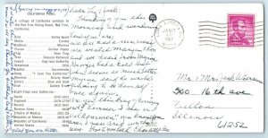 VACAVILLE, CA ~ Roadside NUT TREE DINING ROOM Collage 1967 - 3.5x7.25 Postcard 