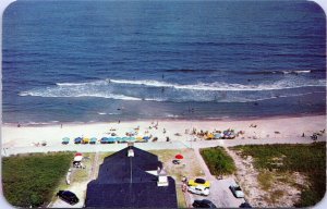 Virginia Beach - Looking east as seen from Mayflower Apartments - VA Postcard