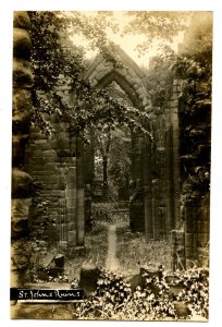 UK - England, Cheshire. St. John's Ruins    RPPC