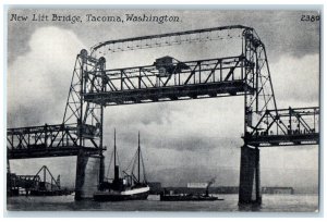 c1940's New Lift Bridge Tacoma Washington WA Unposted Vintage Postcard