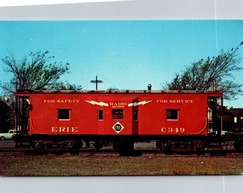 Trains Erie Railroad Modern All Steel Caboose