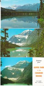 Mt. Edith Cavell - Four Post Cards