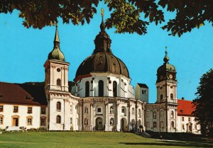 Postcard Kloster Ettal Abbey Benedictine Monastery Baroque Church Ettal Germany