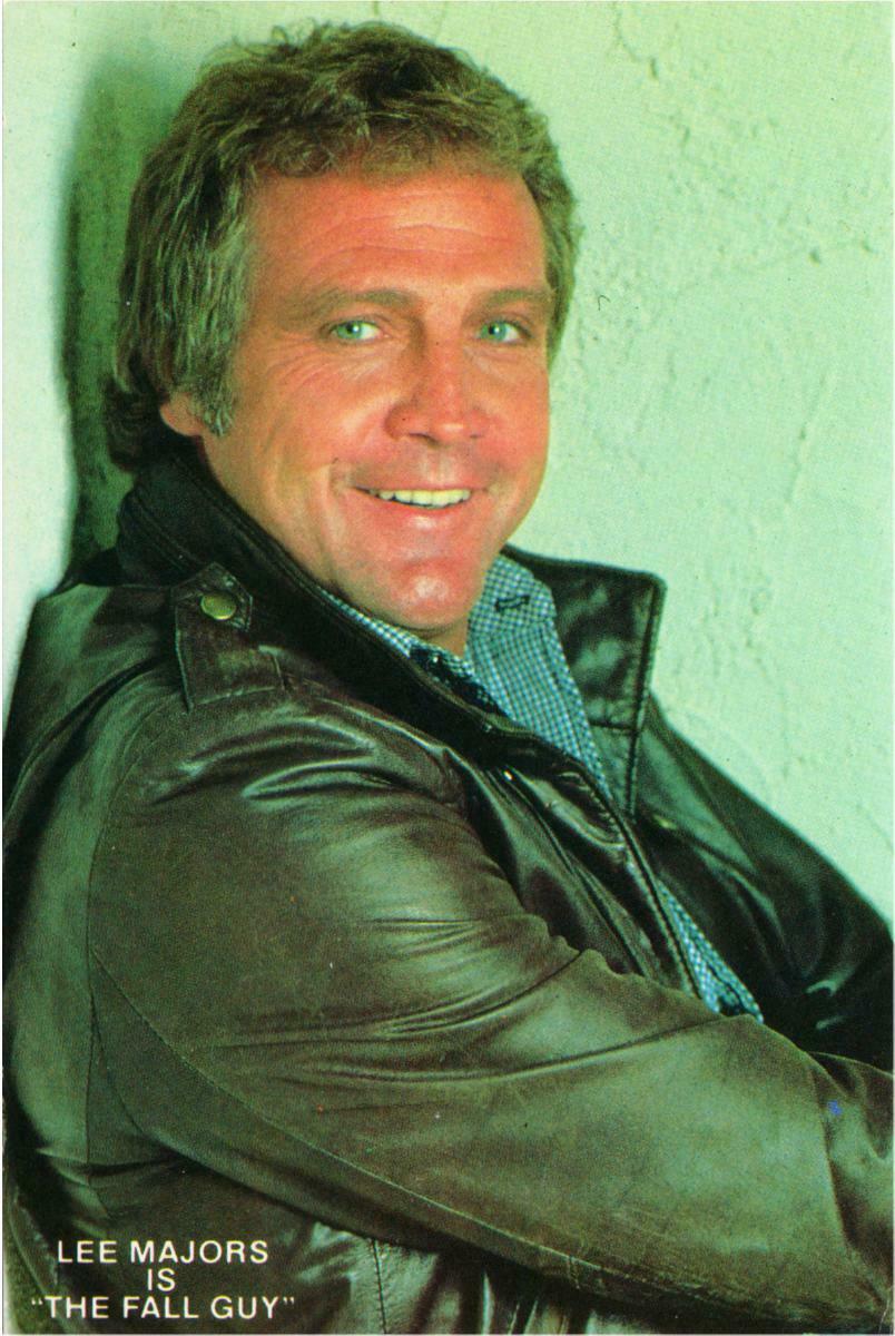 Lee Majors on The Fall Guy TV Show Original 1982 Postcard | Topics ...