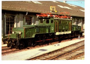 Mountain Express Locomotive, Railway Train at Station, Austria,