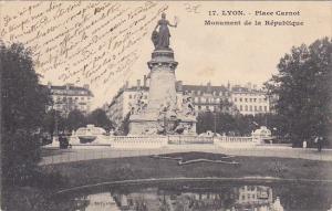 France Lyon Place Carnot Monument de la Republique 1905