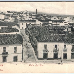 c1900s Algeciras, Spain River Road Calle del Rio Collo Photo Postcard Cumbo A81