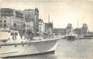 Lot 57 ostende ostend belgium yacht de paisance hotel cinzano stella maris boat