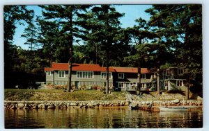 MEREDITH, New Hampshire NH ~ Roadside CRESTVIEW MOTEL 1950s-60s  Postcard