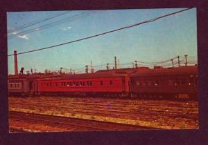 IL Lehigh Valley Railroad Train Pullman Rapids Car Chicago Illinois Postcard