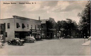 Central Valley, New York - Downtown - Wright's Pharmacy - c1940