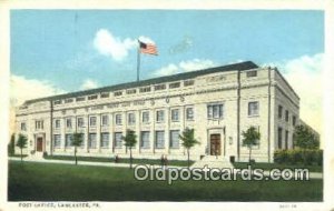 Lancaster, PA USA Post Office Unused 