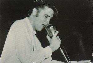 Elvis Presley Performing At A 1956 Concert