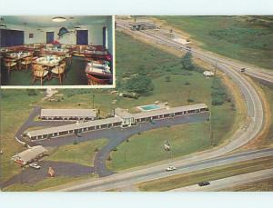 Unused Pre-1980 PIKE PLAZA MOTEL & RESTAURANT Newton Falls Ohio OH u4390@