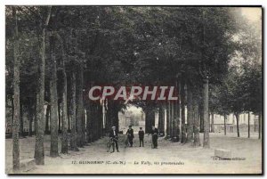 Old Postcard The Vally Guingamp Walks