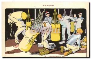 Our Marine-L & # 39Equipqge to Bags-boat-Postcard Old Illustrator Gervese