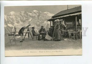 3172148 FRANCE CHAMONIX telescope mulled wine Old postcard