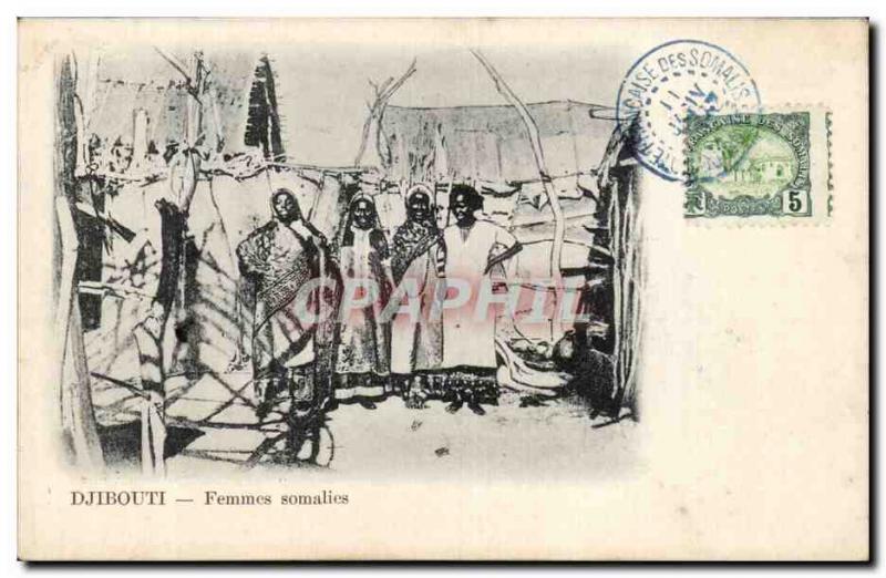 Old Postcard Cote des Somalis Djibouti Somali Women