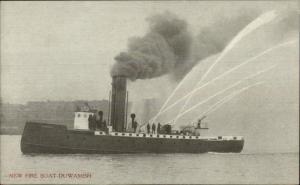 Seattle Fire Boat Duwamish c1910 Postcard EXC COND