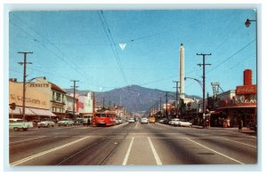 New and Modern Shops in Brand Boulevard, Glendale, California Vintage Postcard