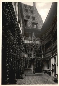 Strasbourg France, Musee Alsacien La Cour Maison Patricienne du XIII, Postcard