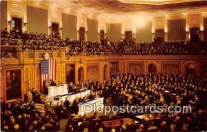 Joint Session US Congress Message of Congress Political Unused 