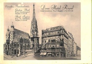 ac3592 - AUSTRIA - Postcards VINTAGE POSTCARD - Vienna - Cathedral Hotel Royal-