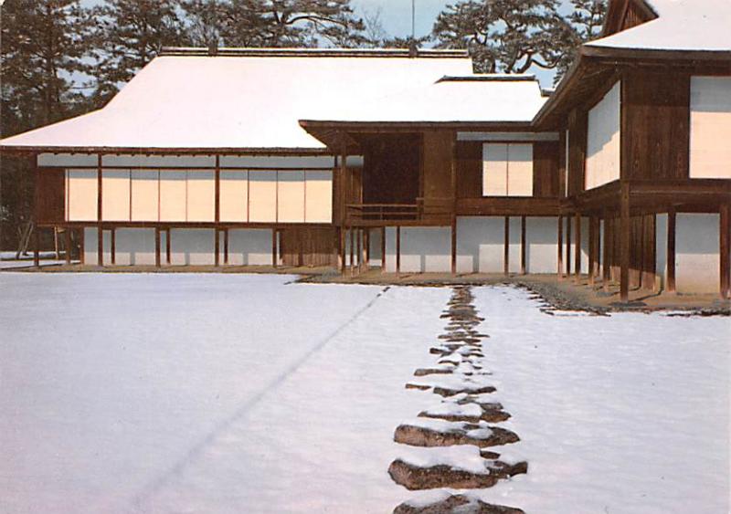 Shin Shoin in Snow - Katsura Imperial Villa