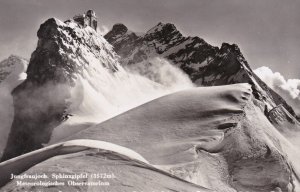 Switzerland Jungfraujoch Sphinxgipfel Meteorlogisches Observatorium 1954 Photo