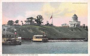 Claremont and Grant's Tomb, New York, N.Y., Early Postcard, Unused