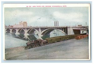 1922 New Third Ave. Bridge Minneapolis MN Kensington MN Posted Postcard