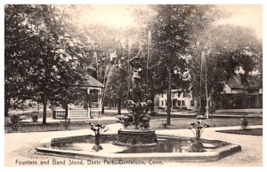 Connecticut  Danielson  Fountain and Band Stand, Davis Park