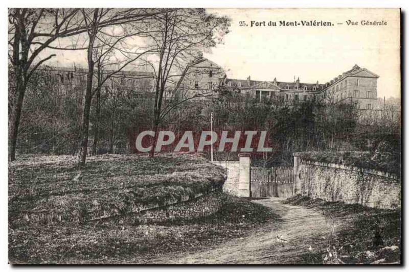 Old Postcard Fort Mont Valerien Vue Generale