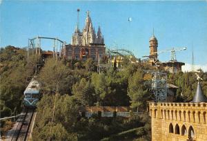 BF37925 barcelona spain  cumbre del tibidabo  train railway chemin de fer
