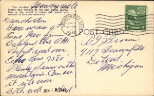 Carson City NV Nevada State Prison c1930-50s Vintage Postcard