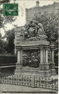 CPA BERCK-PLAGE Monument Cazin-Perrochaud (145348)