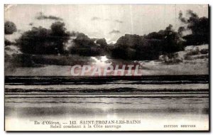 Postcard Old Saint Trojan Oleron of The Sun Bains setting has the wild coast