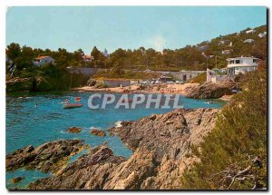 Modern Postcard The French Riviera Var Creeks Issambres beach and Belvedere