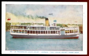 dc863 - Steamer LOUIS JOLIET 1930s Quebec Ferry Boat by Audet