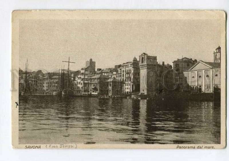 3132766 ITALY SAVONA Panorama dal mare Vintage postcard