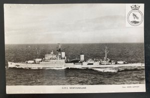 Mint Canada Real Picture Postcard HMS Newfoundland