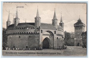 Poland Postcard Rotunda at St. Florian's Gate Rondell Und Florian Thor c1910