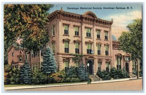 c940's Saratoga Historical Society Building Saratoga Springs New York Postcard